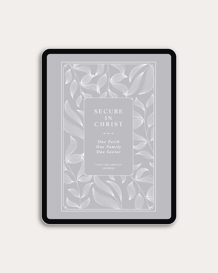 Secure in Christ Digital Resource Bundle