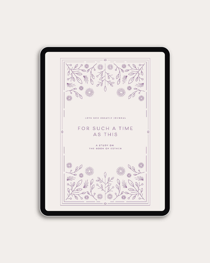 For Such a Time as This Digital Resource Bundle