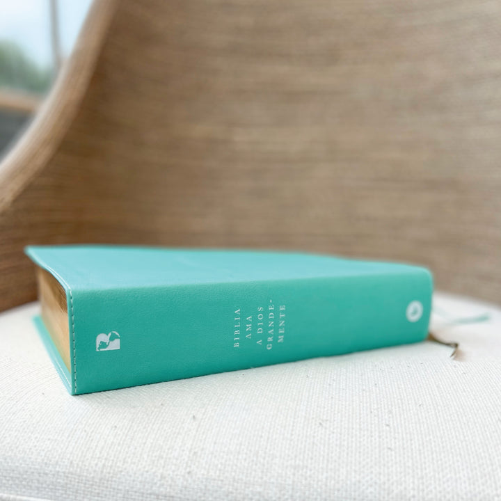 Spanish Love God Greatly Bible (Turquoise Leathersoft)