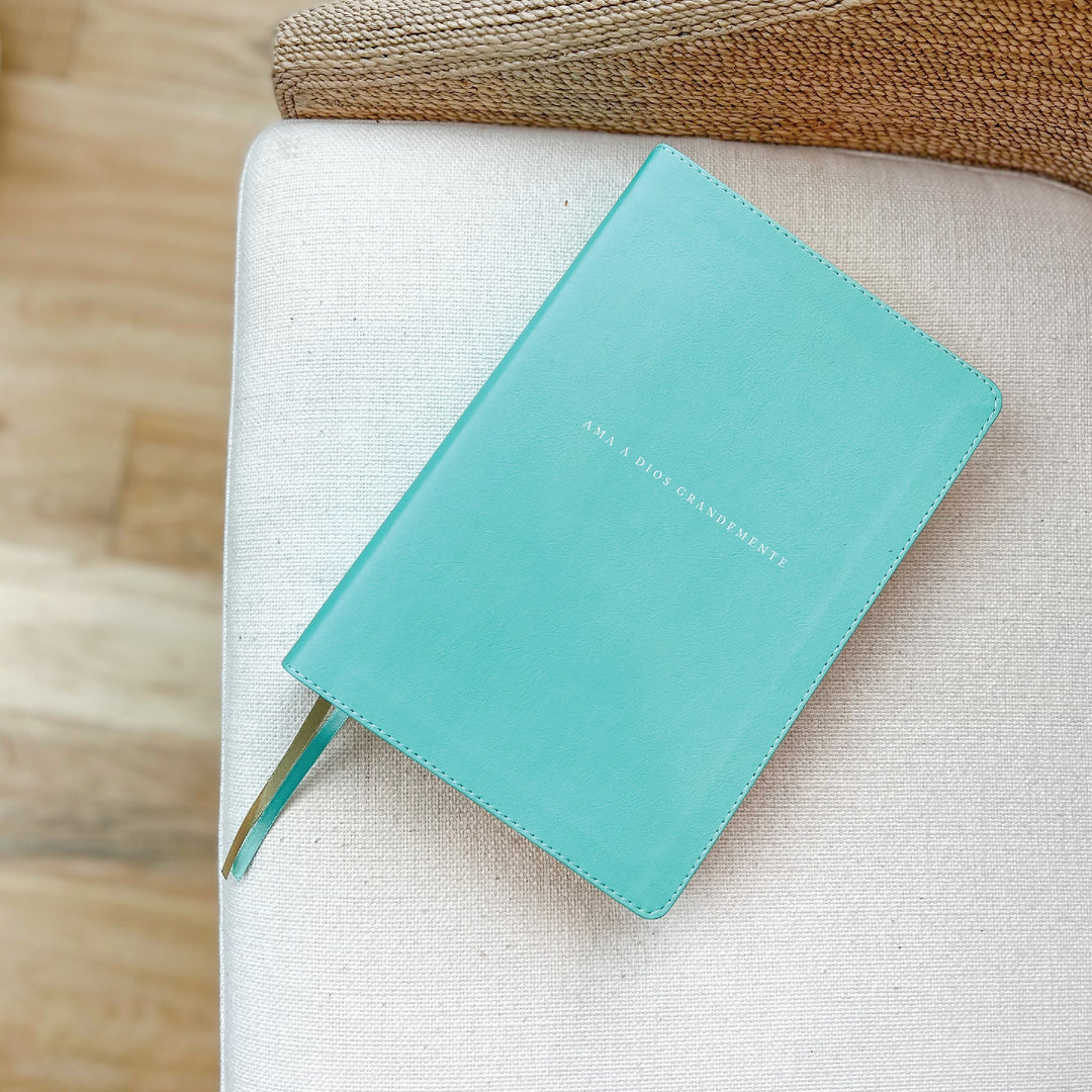 Spanish Love God Greatly Bible (Turquoise Leathersoft)