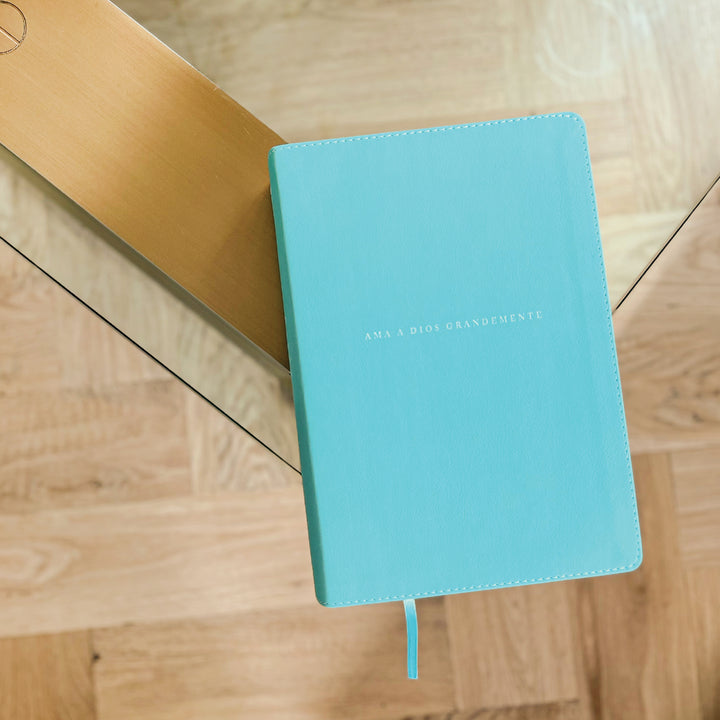 Spanish Love God Greatly Bible (Turquoise Leathersoft)