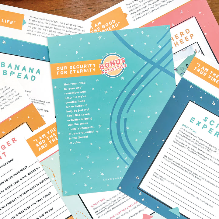Our Security for Eternity Activity Booklet for Kids