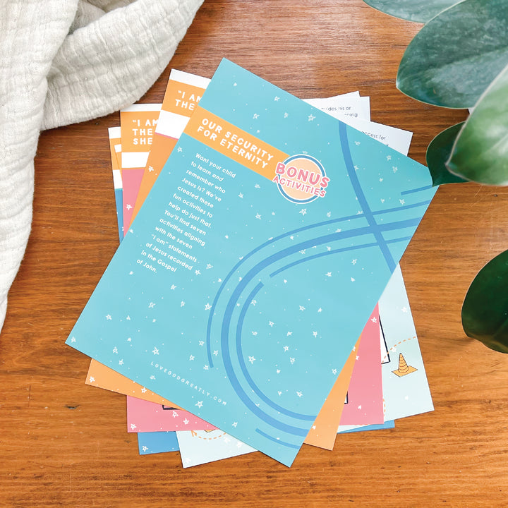 Our Security for Eternity Activity Booklet for Kids
