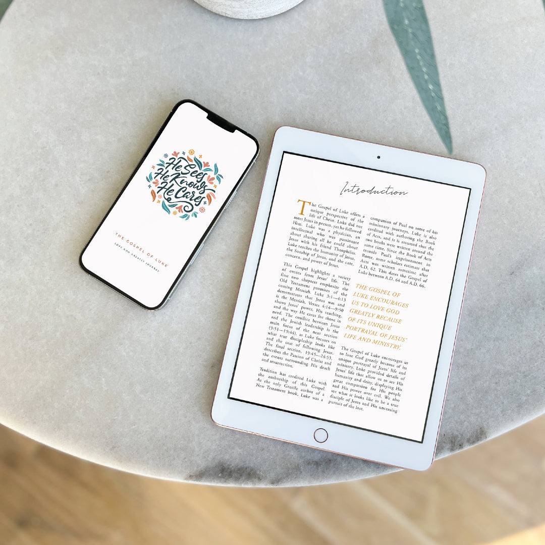 He Sees, He Knows, He Cares Digital Resource Bundle