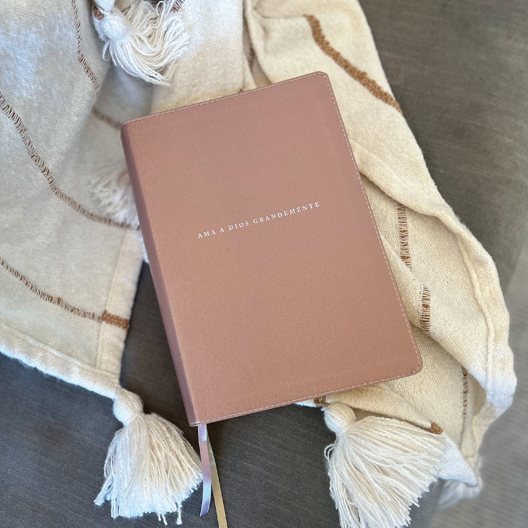 Spanish Love God Greatly Bible (Pink Gold Leathersoft)