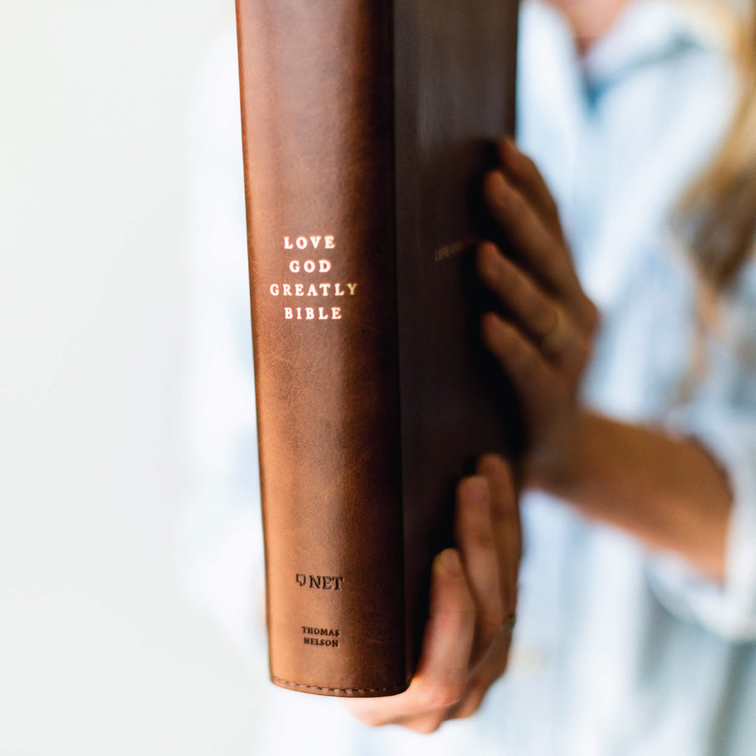 Brown Leathersoft Bible