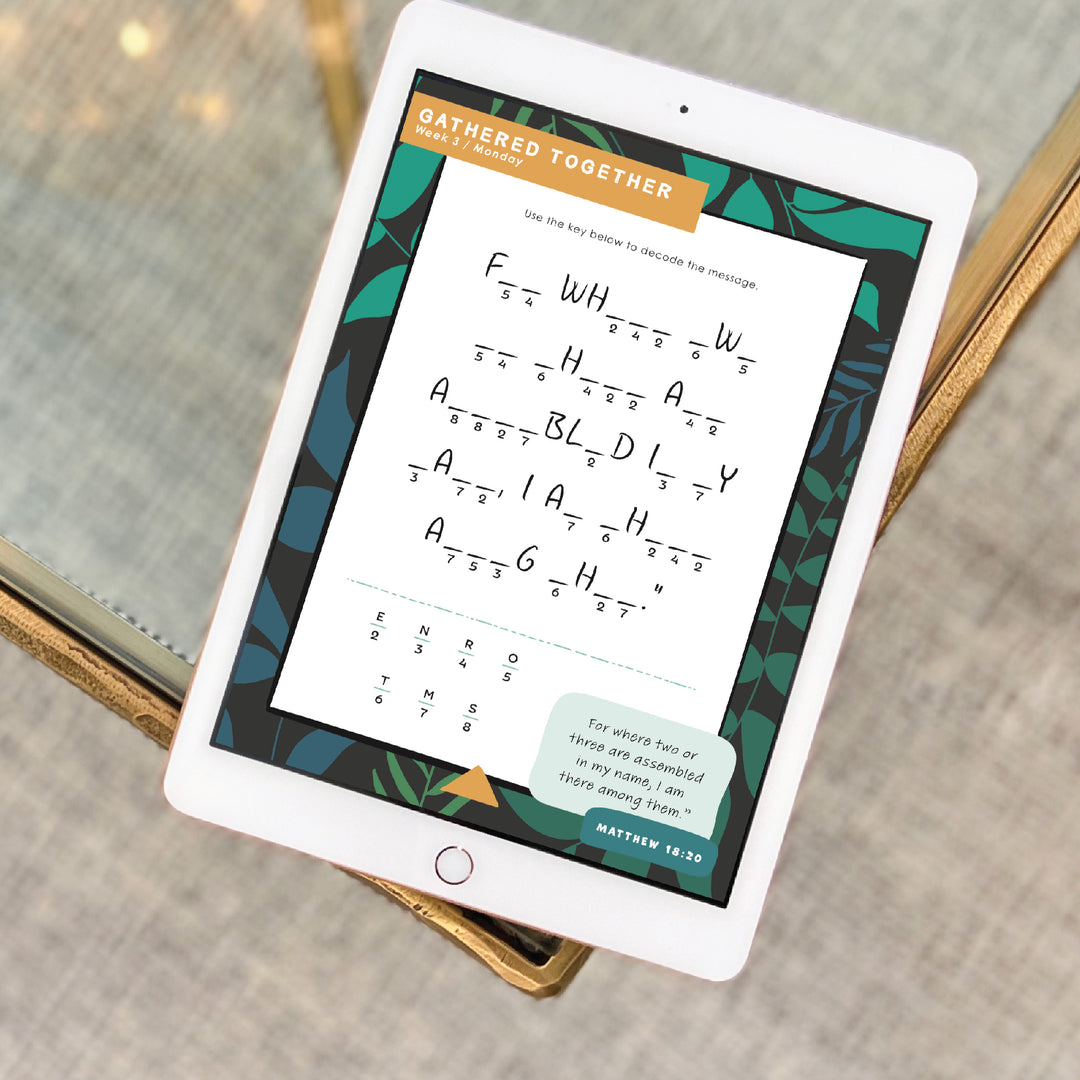 Not Made to Be Alone Digital Activity Booklet for Kids