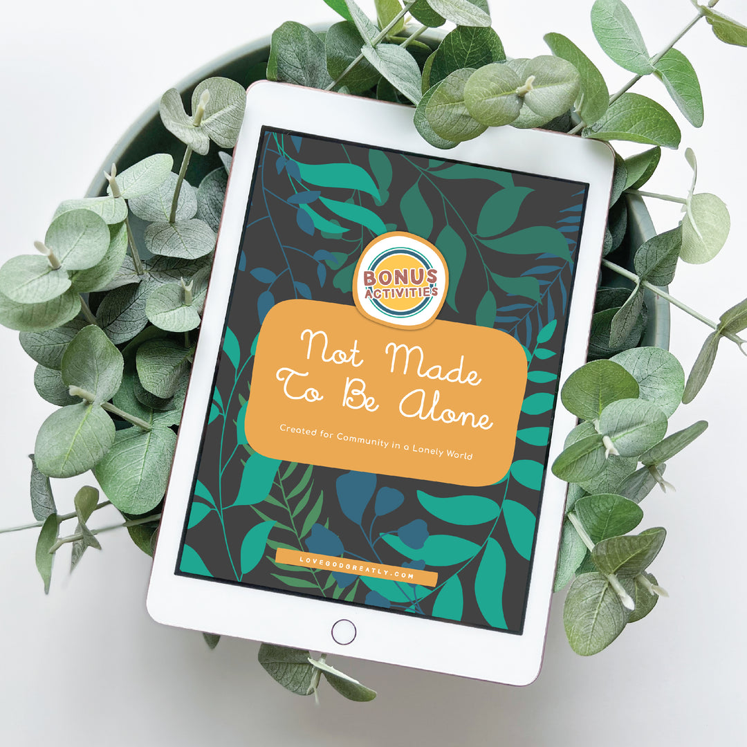 Not Made to Be Alone Digital Activity Booklet for Kids