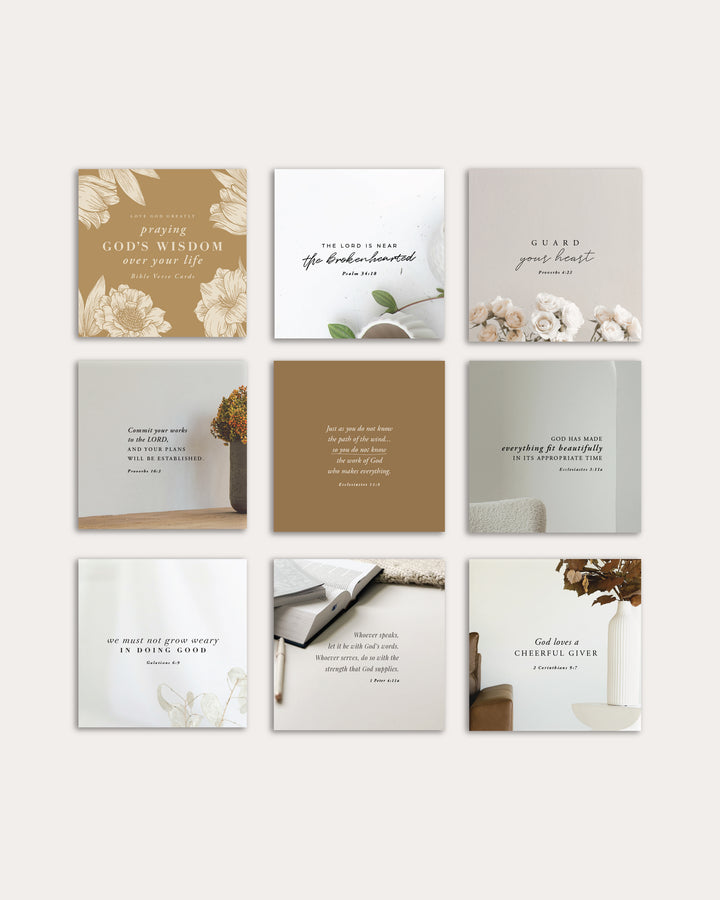 Praying God's Wisdom Over Your Life Digital Resource Bundle