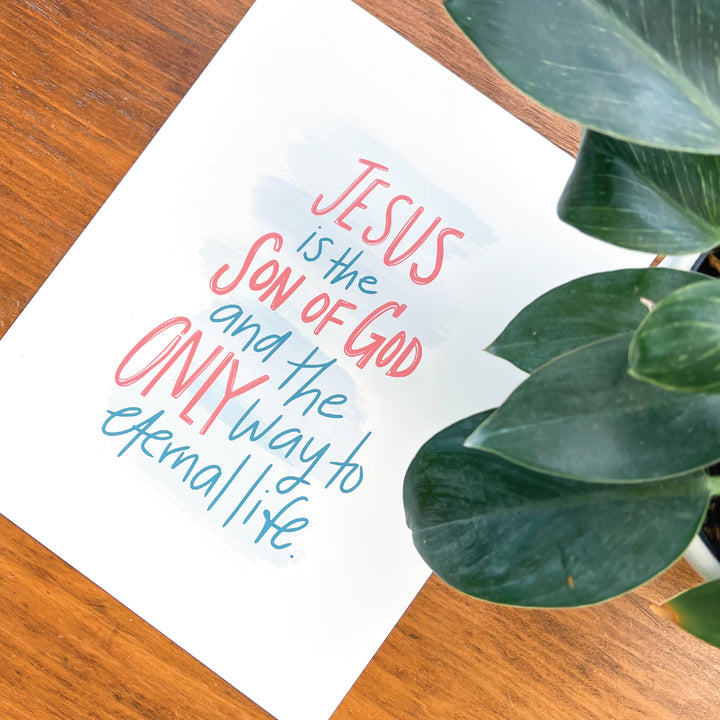 Jesus is the Son of God Kids Printable