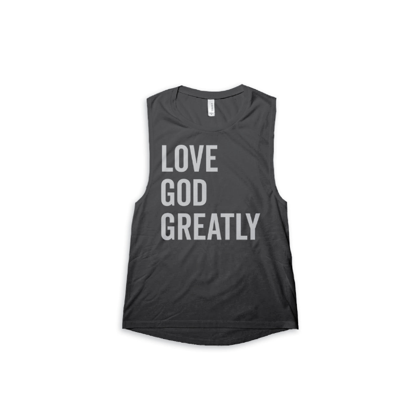 Love God Greatly Tank Top - Large Letters